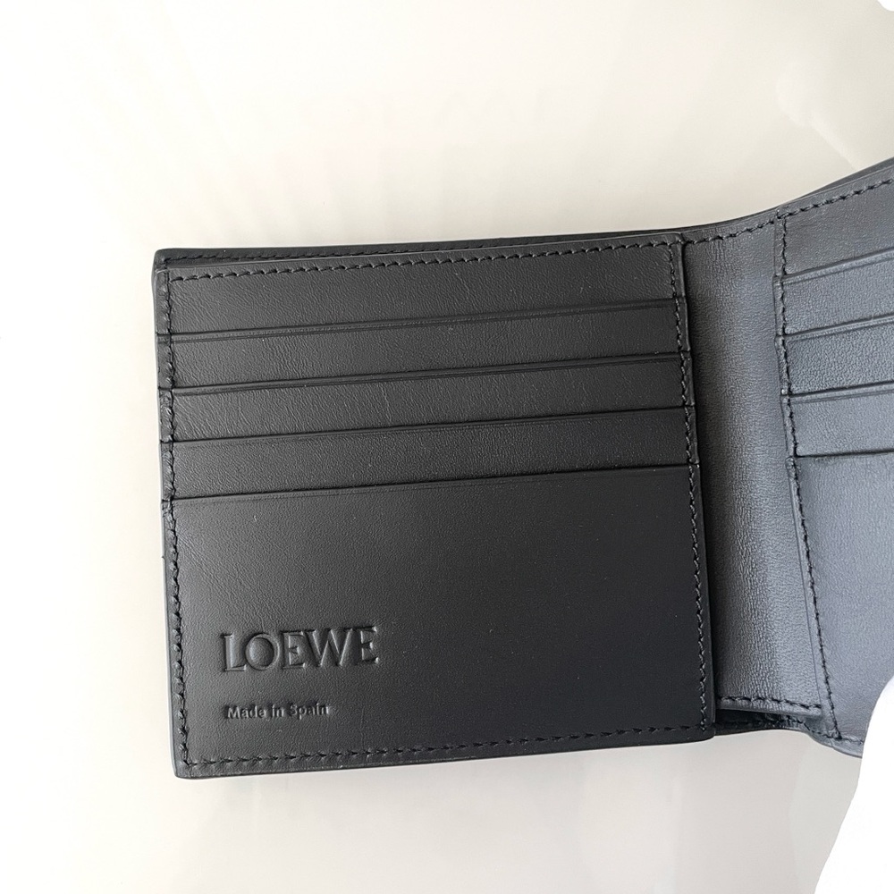 Loewe Black Leather Bifold Wallet - Picture 3 of 6